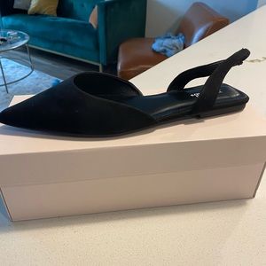 Brand new Blsck Slingback flats!!